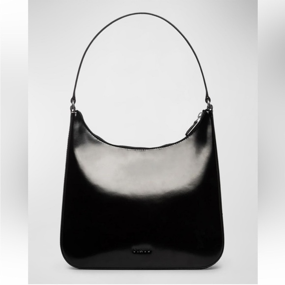 Staud - Alec Shoulder Bag in Cypress | Mitchell Stores Staud Alec Zip Leather Shoulder Bag